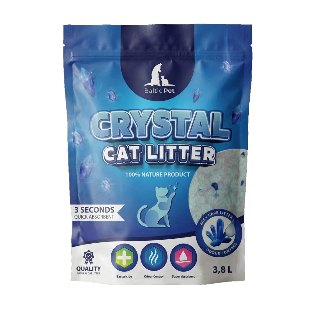 Kristalinis kraikas katėms Crystal Kat Litter 3,8 L