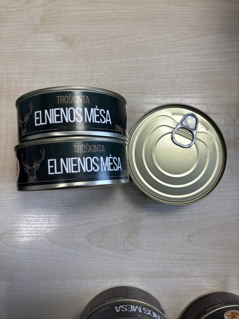 Troškinta elnienos mėsa 250g