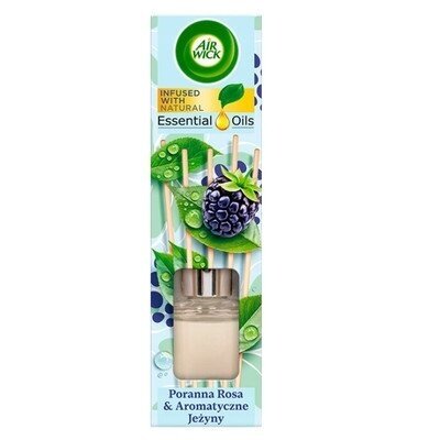 AIR WICK MORNING DEW & BLACKBERRIES namų kvapas su lazdelėmis, 40ml