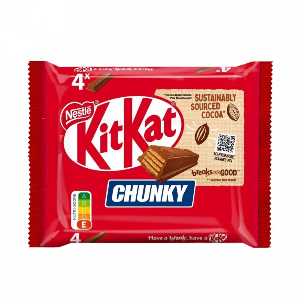 KIT KAT CHUNKY batonėlis "Multipack", (4x40g)