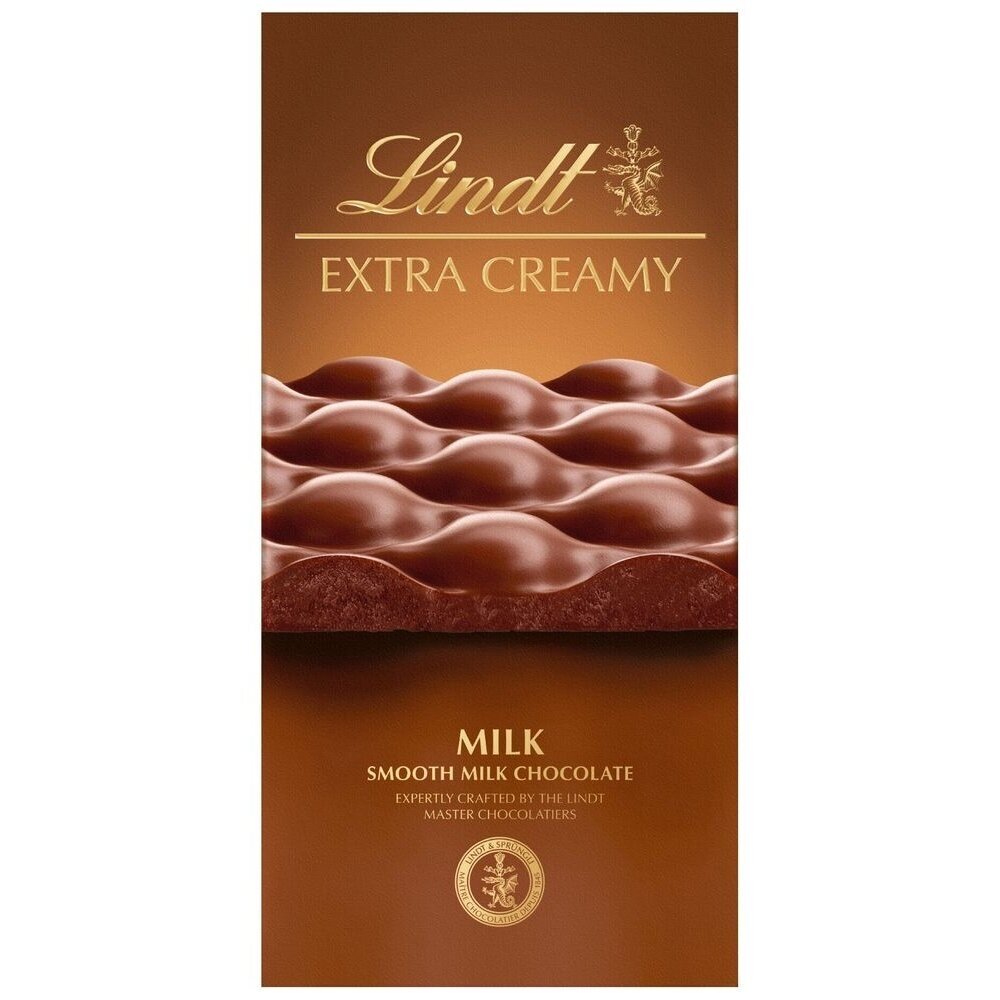 LINDT EXTRA CREAMY pieninis šokoladas 80g