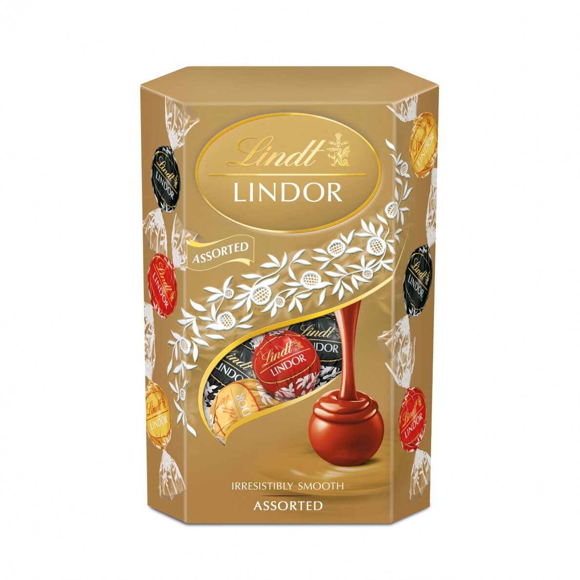 LINDT LINDOR įvairių rūšių šokolado rutuliukų rinkinys, 200g