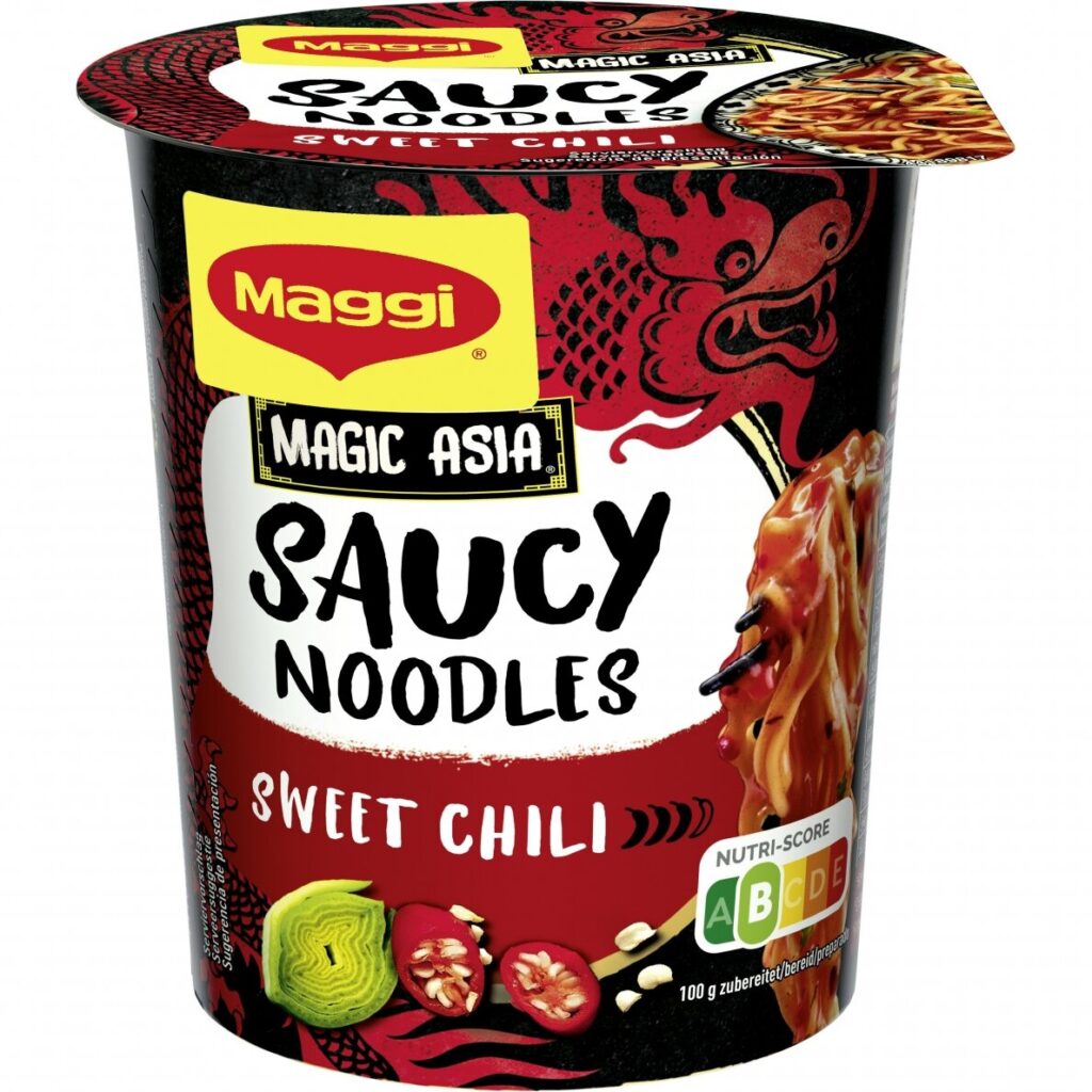 MAGGI ASIA makaronai saldžiarūgščio čili skonio 75g