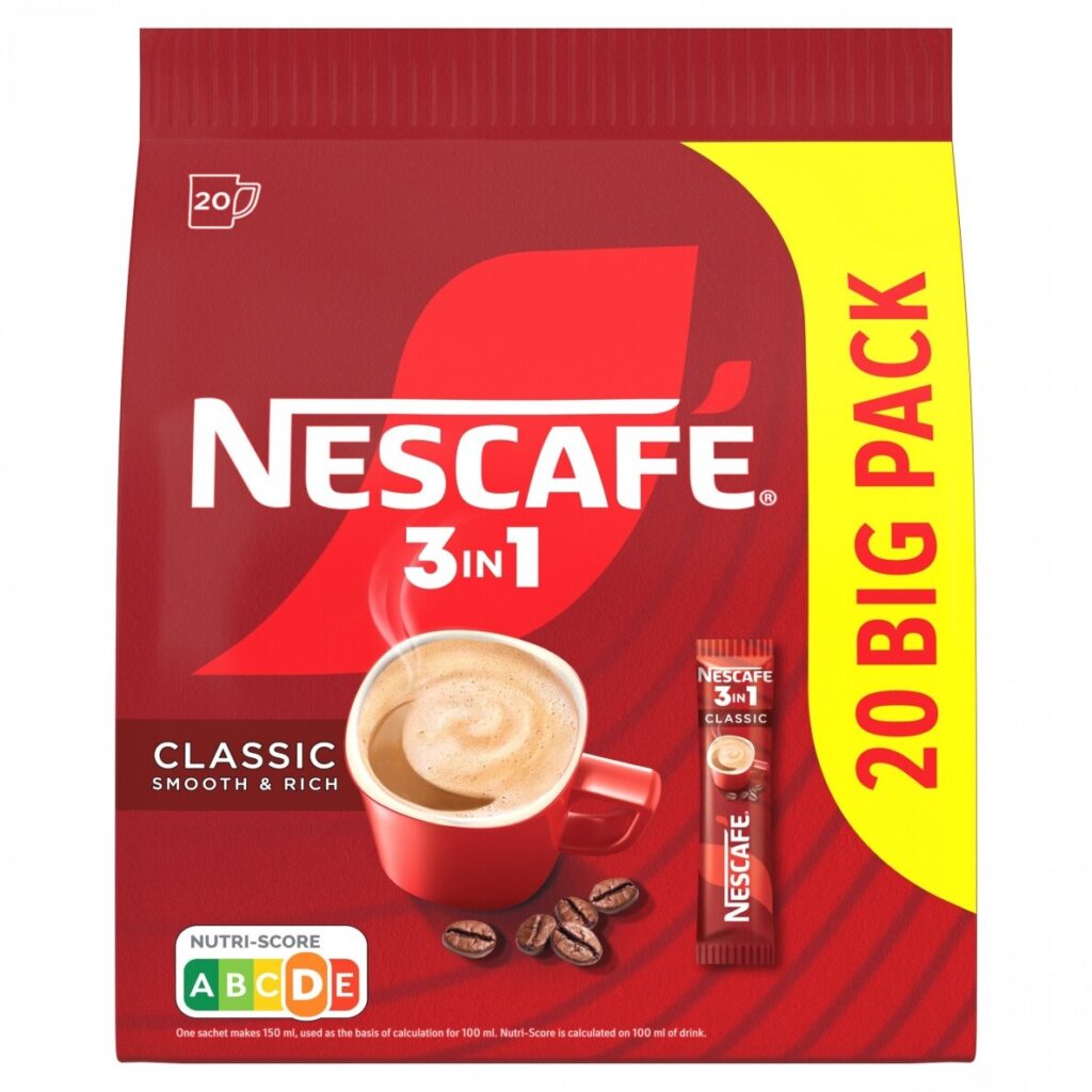 NESCAFE CLASSIC 3in1 kavos gėrimas (maišelyje, 20*16,5)