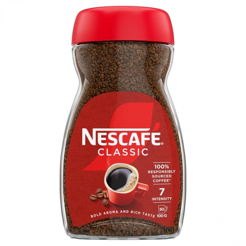 NESCAFE CLASSIC tirpi kava (stiklas), 100g